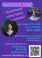 TANCEM k SOBĚ (prožitkový volný tanec s relaxací)