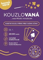 Kouzlovaná – karetní kouzla přímo před vašima očima