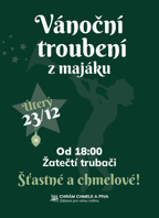 Vánoční troubení z majáku