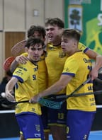 florbalový zápas divize muži-TJ Sokol Dvůr Králové