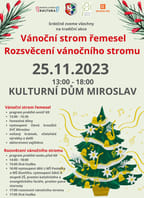 Vánoční strom řemesel a Rozsvěcení vánočního stromu