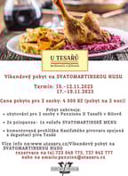 Svatomartinský pobytový a gurmánský balíček U Tesařů II.