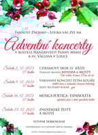 Adventní koncert u sv. Václava v Louce