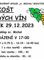 Bohutický košt mladých vín