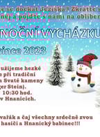 Vánoční vycházka do okolí Hnanic
