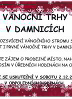 Vánoční trhy v Damnicích