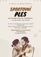Sportovní ples Hluboké Mašůvky