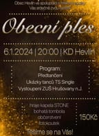 Obecní ples v Hevlíně