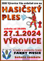 Hasičský ples Výrovice