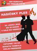 Hasičský ples Vedrovice