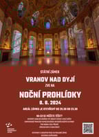 Atmosféra nočního Vranovského zámku