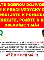 Recesistické oslavy 1. máje v Rakšicích