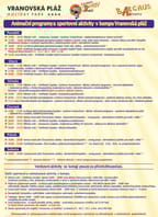 Animační programy na Vranovské pláži