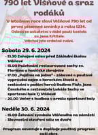 Tradiční pouť a oslavy 790 let Višňového