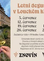 Letní degustace v Louckém klášteře
