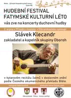 Fatymské kulturní léto 2024 – Slávek Klecandr