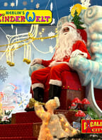 Santa Claus naděluje v Merlinově dětském světě