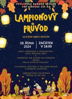 Lampionový průvod v Hevlíně