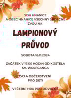Lampionový průvod v Hnanicích