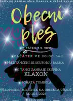 Obecní ples v Únanově