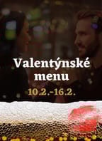 Valentinské menu v pivovarské reZtauraci