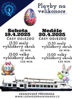 Velikonoční plavby na Vranovské přehradě
