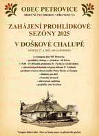 Zahájení sezóny v Doškové chalupě v Petrovicích