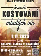 Koštování mladých vín + Malé otevřené sklepy Hnanice