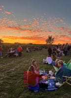 Noc sv. Vavřince na vinici Peklo v Šatově