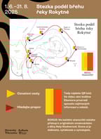 Praporková stezka podél řeky Rokytné
