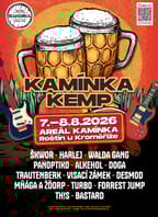 Slavnosti piva KAMÍNKA KEMP Roštín 2026