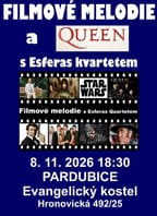 Filmové melodie a Queen 2 v Pardubicích