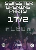 Semester opening party x 17/2 x Fléda club