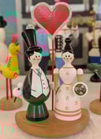 Malování soustružené hračky