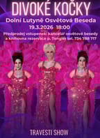Travesti show Divoké kočky v Dolní Lutyni