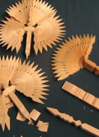 Výroba štípané holubičky