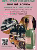 Degustace champagne Zrození legendy
