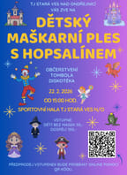 Dětský maškarní ples s Hopsalínem