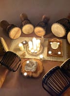 Ozvučený hudební jam při svíčkách – ateliér Waldorf