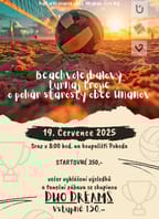 Beachvolejbalový turnaj a letní zábava v Únanově