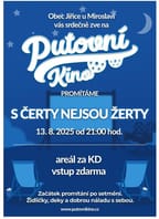 Putovní kino v Jiřících u Miroslavi