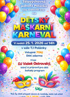 Dětský maškarní karneval v Polánce