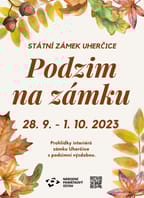 Podzim na zámku v Uherčicích