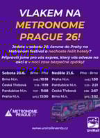 Zvláštním vlakem na Metronome Prague26