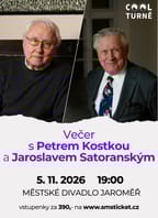 Večer s Petrem Kostkou a Jaroslavem Satoranským