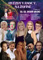 Hvězdy Vánoc V. na Žofíně vánoční galakoncert