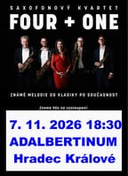 Světová hudba pro 4 saxofony a zpěv