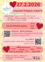 VALENTÝNSKÁ HRAvent – dětská diskotéka