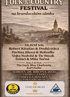 Folk a country festival na krumlovském zámku