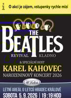 Karel Kahovec + Beatles Revival – 80 Tour Hradec Králové